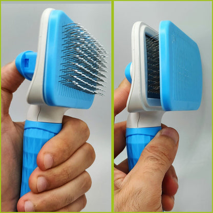 Dog Brush for Shedding Dematting Pet Grooming Cat Hair Undercoat Rake Comb Brush